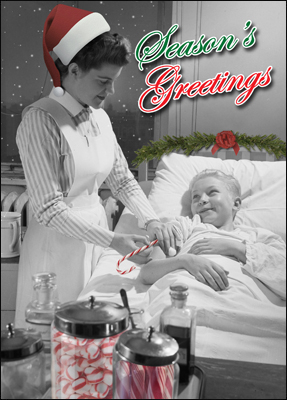 nurse holiday card l