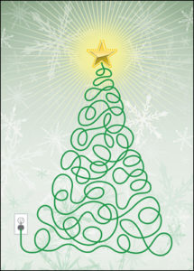 electrical christmas tree