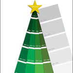 Construction Card of the Week: Painter Christmas Tree Card