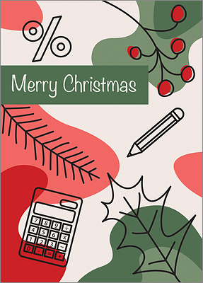 Accounting Holly Card