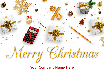 Accounting Tools Holiday Card