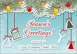 Appraisers Ornamants Christmas Card