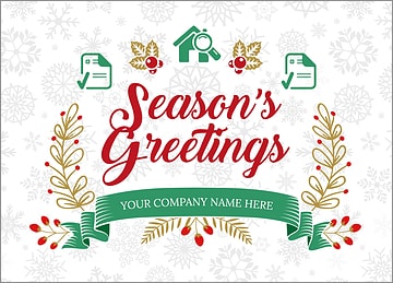Appraisers Snowflake Christmas Card
