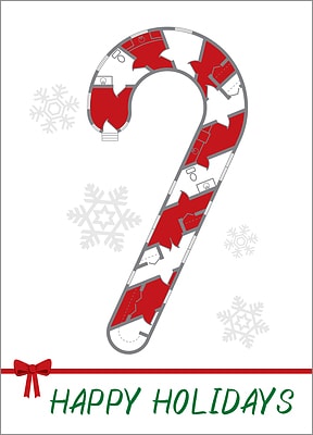 Architect Floorplan Holiday Card