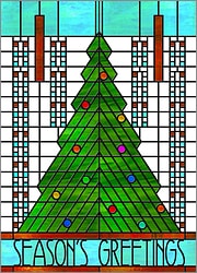 Architect's Christmas Tree Card