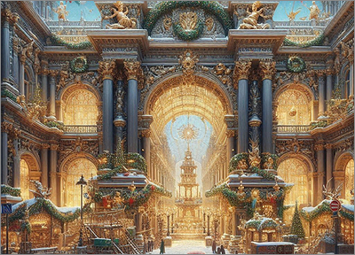 Architecture Christmas Card Special  (Glossy White) 