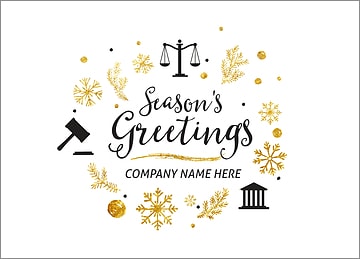 Attorney Icons Christmas Card