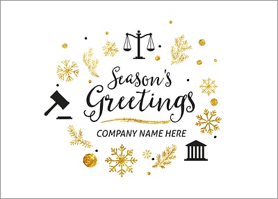 Attorney Icons Christmas Card