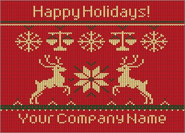 Attorney Reindeer Christmas Card