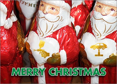 Auto Body Santas Card