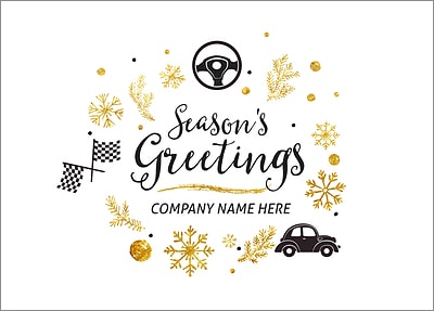 Auto Icons Christmas Card