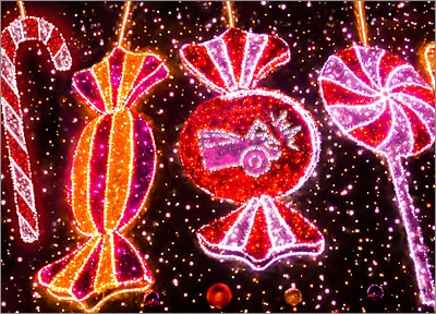 Auto Salvage Christmas Lights Card