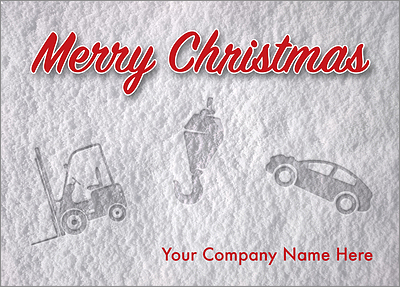 Auto Salvage Snow Card