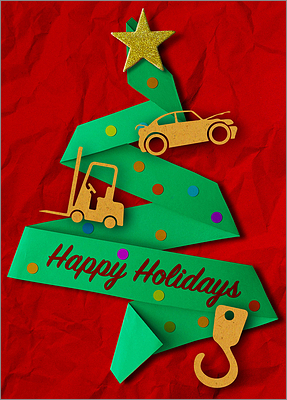 Auto Salvage Tree Card