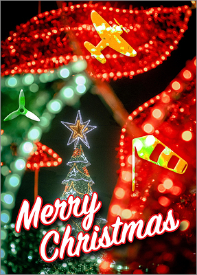 Aviation Bright Lights Card