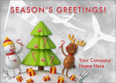 Aviation Cheerful Card