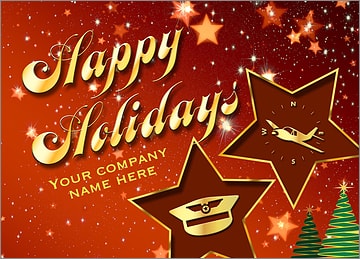 Aviation Christmas Sky