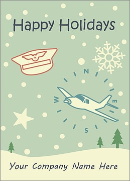 Aviation Snowfall Card