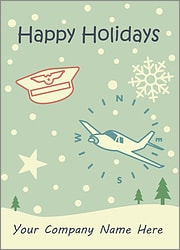 Aviation Snowfall Card