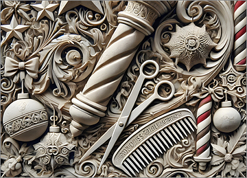 Barber Christmas Card Refined