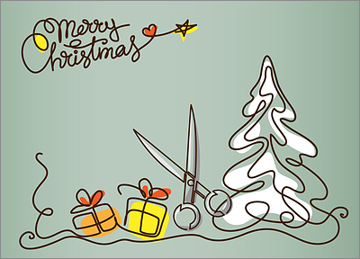 Barber Christmas Card