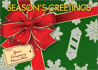 Barber Gift Wrap (Glossy White) 