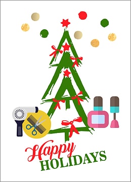 Beauty Tree Holiday Card