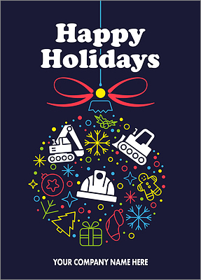 Big Machine Christmas Greeting (Glossy White) 