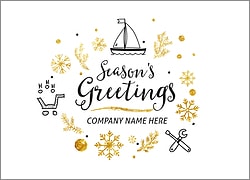 Boat Sales Christmas Card