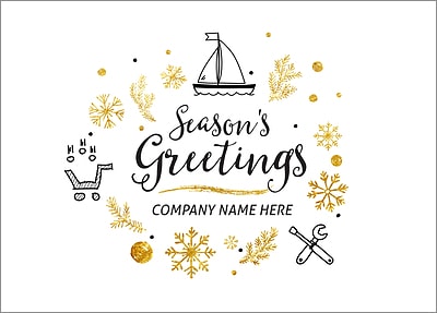 Boat Sales Christmas Card