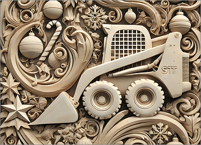 Bobcat Christmas Card Impressive