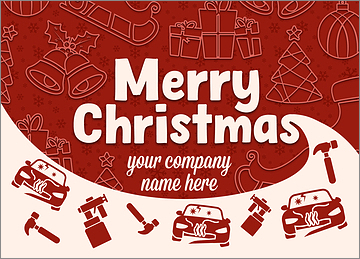 Body Shop Greeting Card