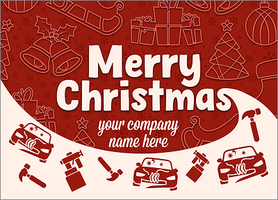 Body Shop Greeting Card