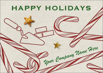 Bricklayer Candy Canes (Glossy White) 