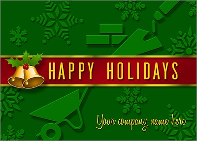 Bricklayer Card Green