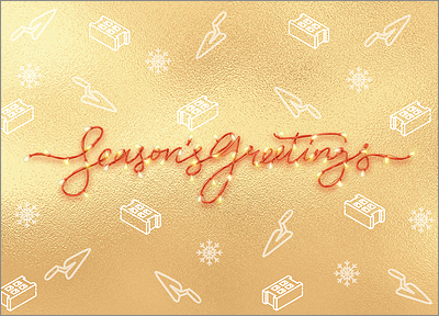 Bricklayers Gold Card (Glossy White) 