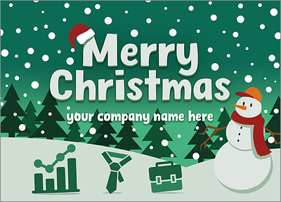 Business Joy Card (Glossy White) 