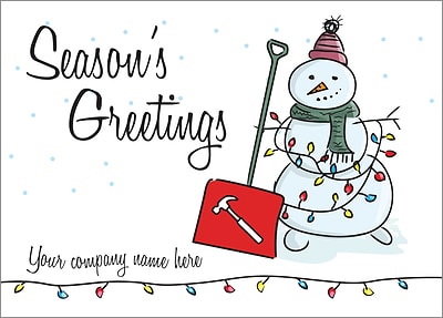 Carpenter Shovel Card (Glossy White) 