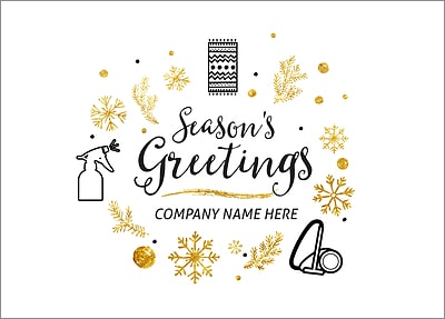 Carpet Cleaning Holiday Card