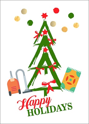 Carpet Tree Holiday Card