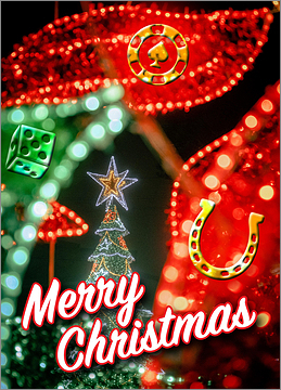 Casino Bright Lights Card