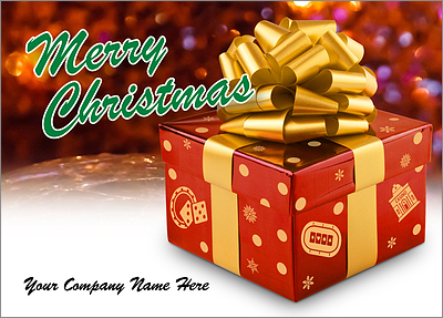 Casino Christmas Gift (Glossy White) 