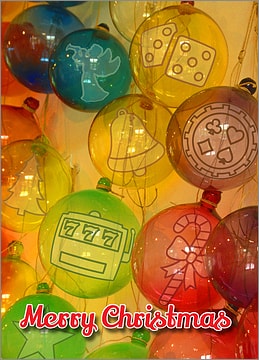 Casino Glass Ornaments