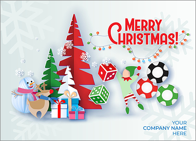 Casino Merry Elf Card