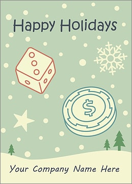 Casino Snowfall Card