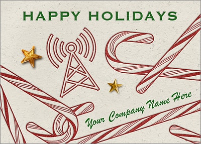 Cell Tower Candy Canes