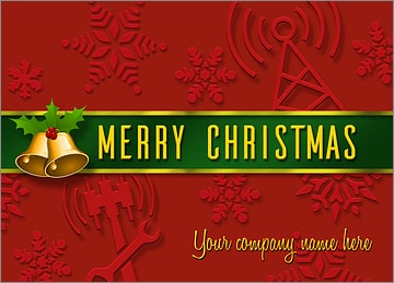 Cell Tower Card Red