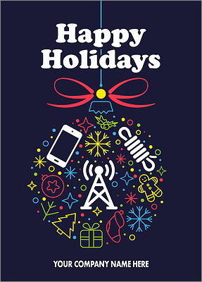 Cell Tower Cheer Card (Glossy White) 