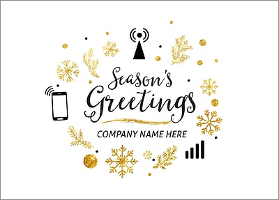 Cell Tower Christmas Card