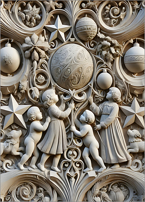 Child Care Christmas Card Joyful